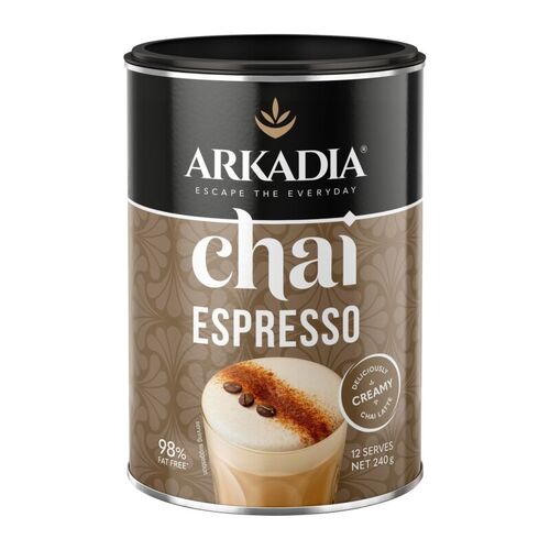 6 PACK Arkadia Dirty Chai with Espresso 240g