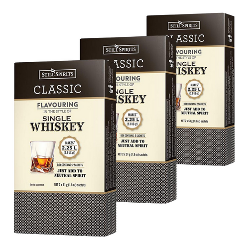 3x Still Spirits Classic Single Malt Whiskey - Top Shelf Select