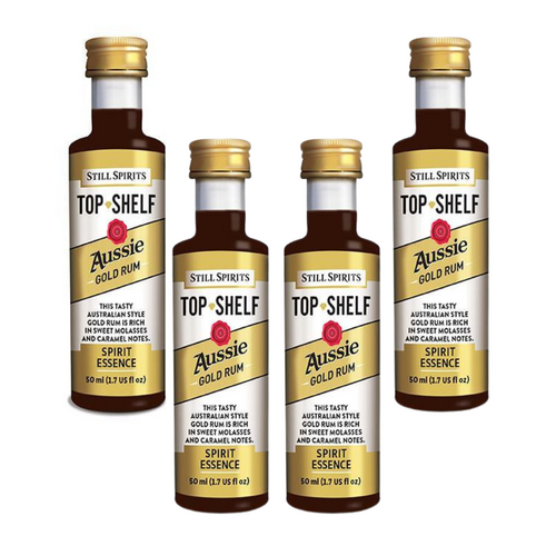 4 Pack  Still Spirits Top Shelf Aussie Gold  Rum 