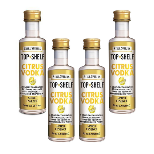 4 Pack Still Spirits Top Shelf Citrus Vodka homebrew spirit essence distilling