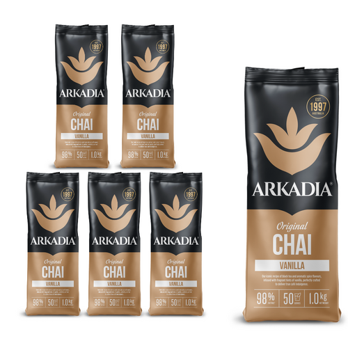 Arkadia Tea Vanilla Chai  1Kg x 6