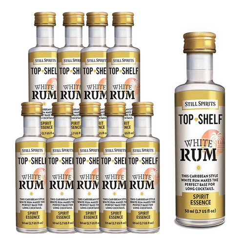 10 x Still Spirits Top Shelf White Rum