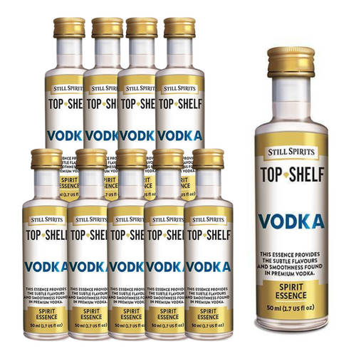 10 x Still Spirits Top Shelf Vodka Essence