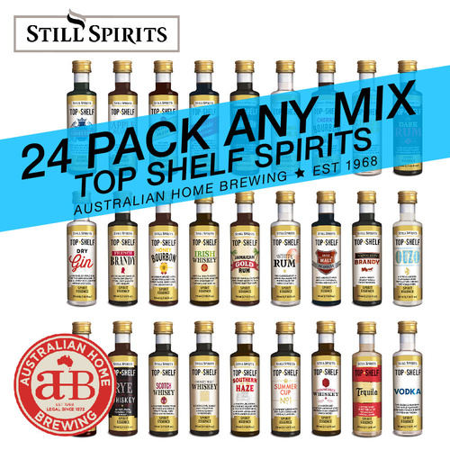 24 Pack Still Spirits Top Shelf  Essences ANY MIX OF CHOICE