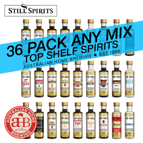 36 Pack Still Spirits Top Shelf  Essences ANY MIX OF CHOICE