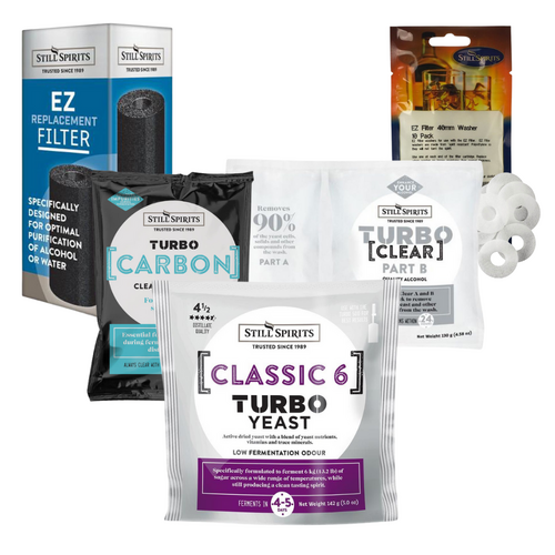 10x Turbo Classic 6 Yeast Turbo Clear Turbo Carbon & EZ Carbon & Filter Papers