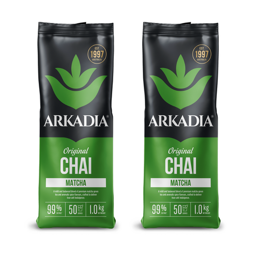 Arkadia Matcha Green Tea Chai 1 KG x 2