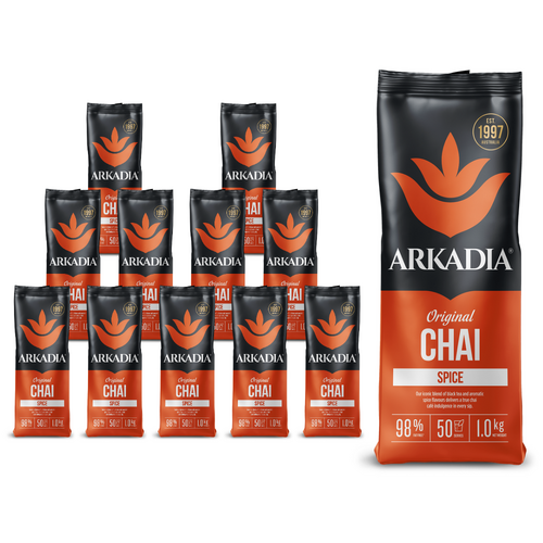 12 x Arkadia Chai Tea Spice 1Kg 