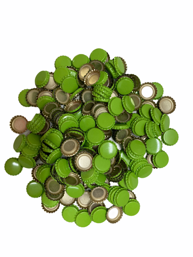 Crown Seals x 100 Green Beer Bottle Caps