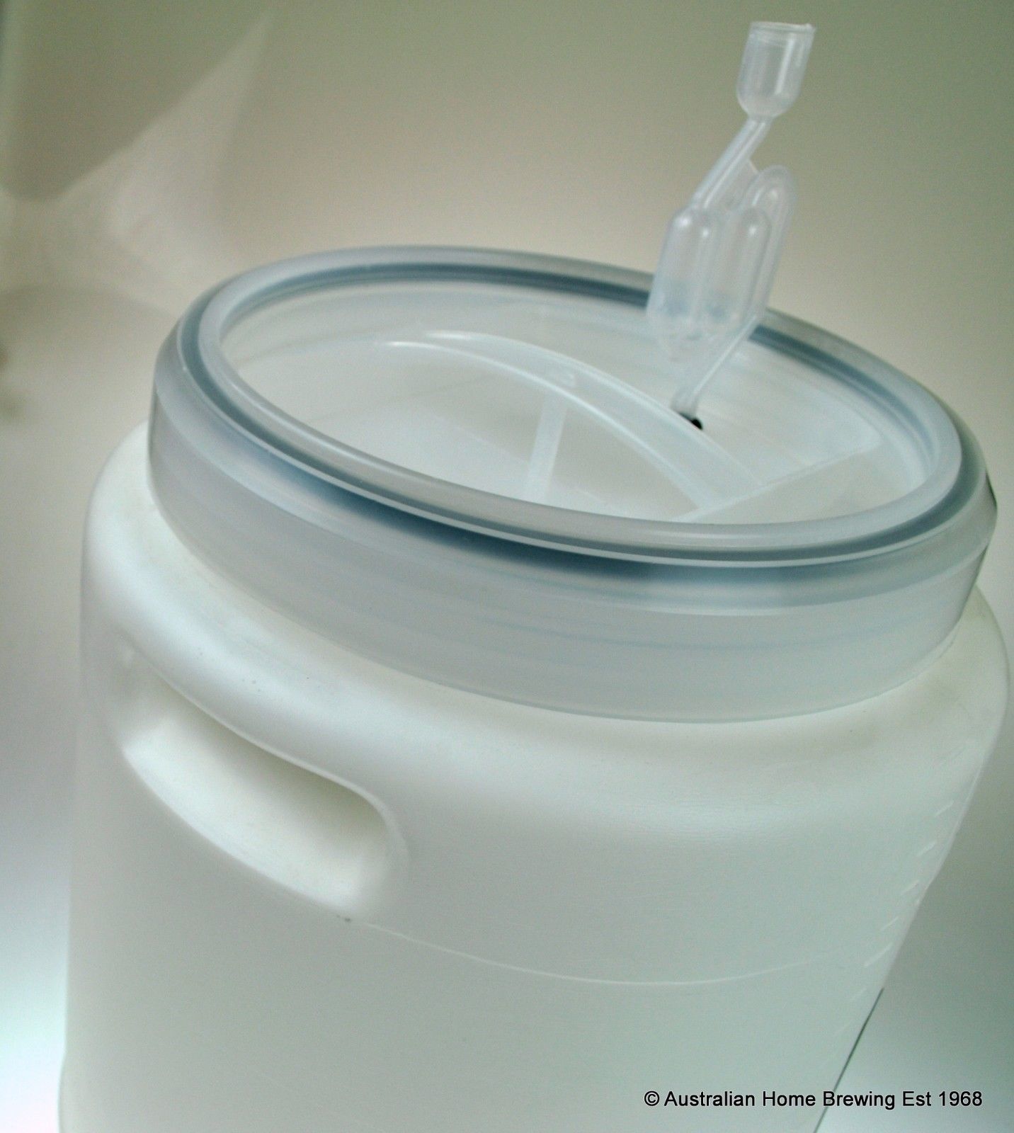 Fermenter 25L Drum & airlock, tap & thermometer