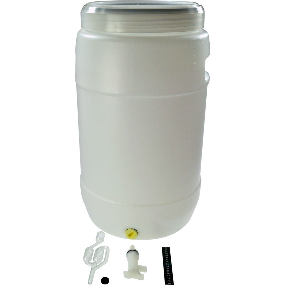 Fermenter 30L Drum & airlock, tap & thermometer