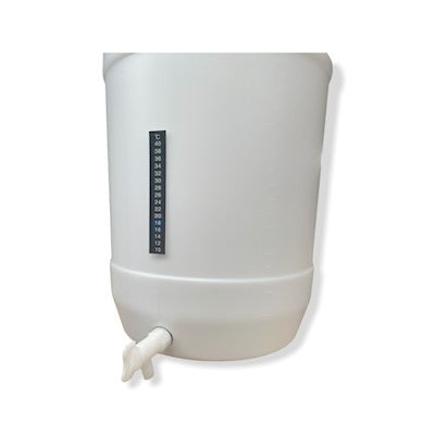Fermenter 30L Drum & airlock, tap & thermometer