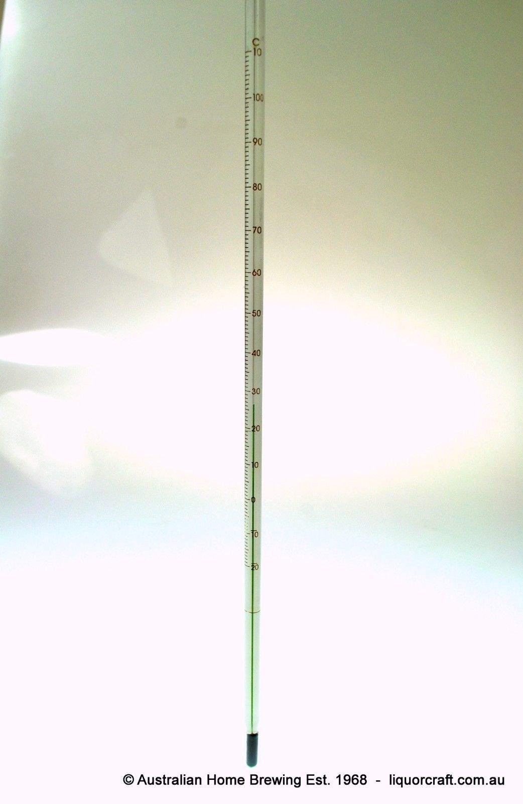 Thermometer glass to 110 C
