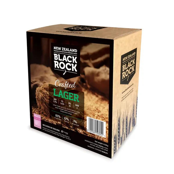 Black Rock Crafted BIB Lager - Fresh Wort 4.6kg - makes 23L — fresh wort homebrew kit