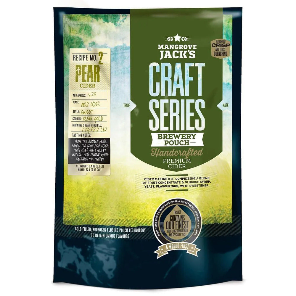 Mangrove Jacks Craft Series Cider Pear 2.4kg — Cider extract homebrew kit