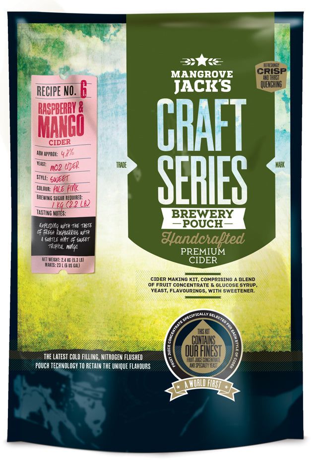 Mangrove Jacks Craft Series Cider Raspberry & Mango 2.4kg