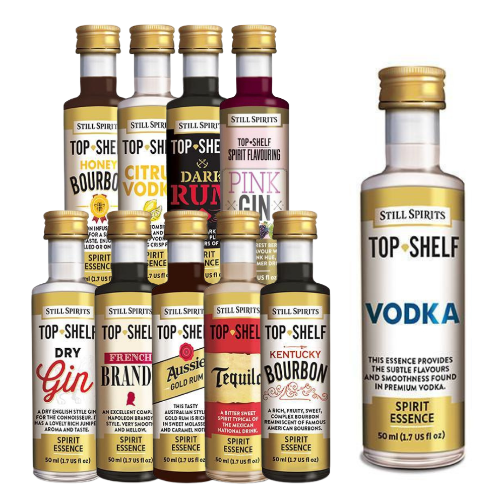 Still Spirits Top Shelf Essences ANY mix — Bourbon spirit essence for home distilling