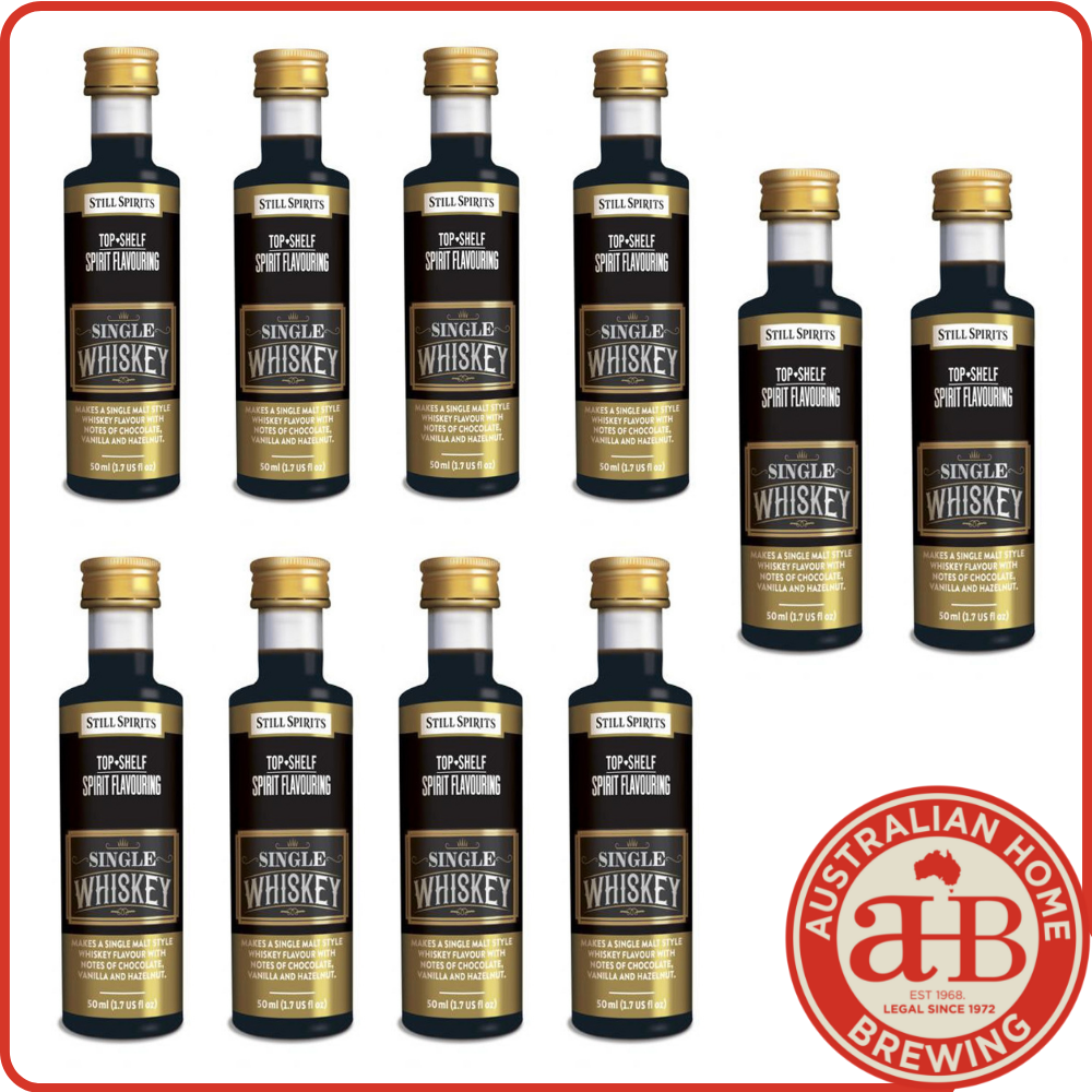 Still Spirits Top Shelf Single Whiskey - 10 Pack