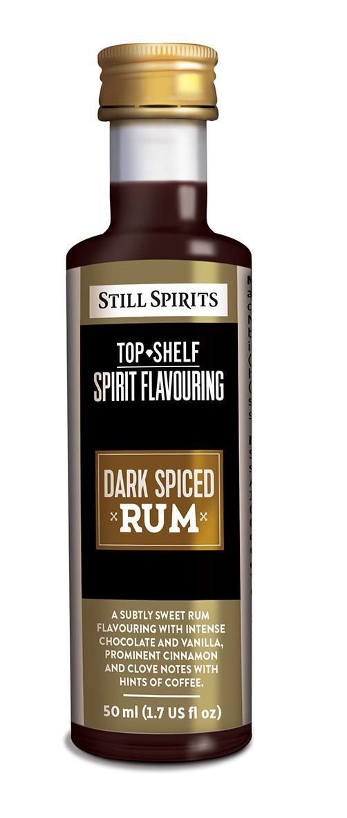 Still Spirits Top Shelf Dark Spiced Rum Essence — Rum spirit essence for home distilling
