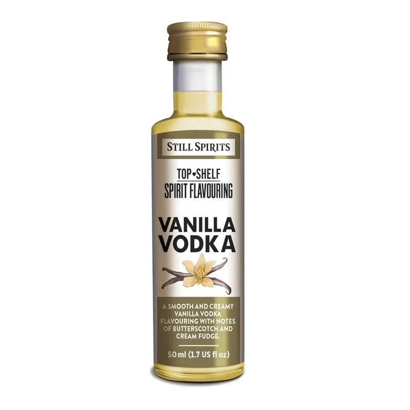 New Top Shelf  Vanilla Vodka — Gin spirit essence for home distilling
