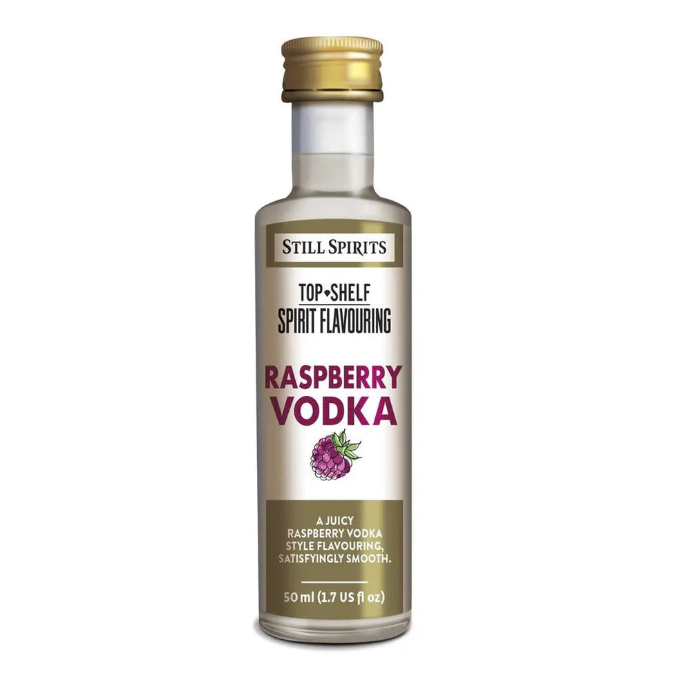 Top Shelf Raspberry Vodka — Gin spirit essence for home distilling
