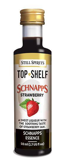 Top Shelf Strawberry Schnapps — Schnapps spirit essence for home distilling