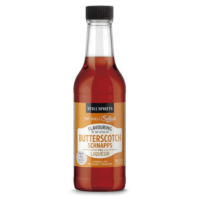 Icon Butterscotch Schnapps Liqueur 330ml - Top Shelf Select Liqueur — Liqueur spirit essence for home distilling