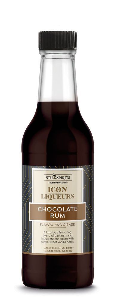 Icon Chocolate Rum Liqueur 330ml  - Top Shelf Select Liqueur
