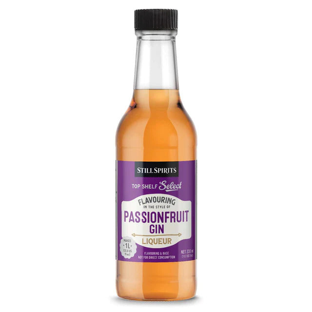 Icon Passionfruit Gin Liqueur 330ml — Gin spirit essence for home distilling