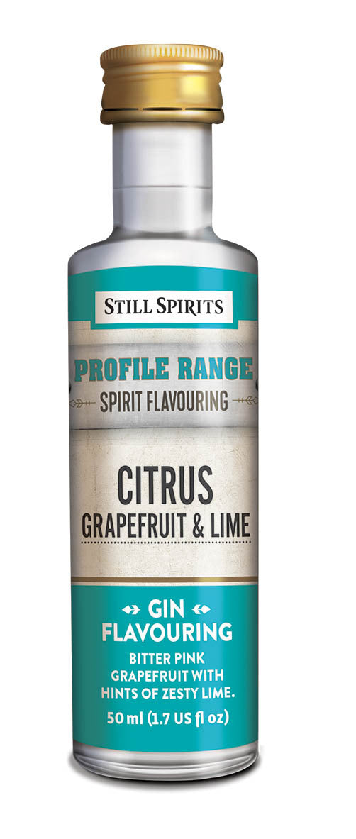Still Spirits Gin Citrus Grapefruit & Lime - Profile range — gin botanicals for home distilling