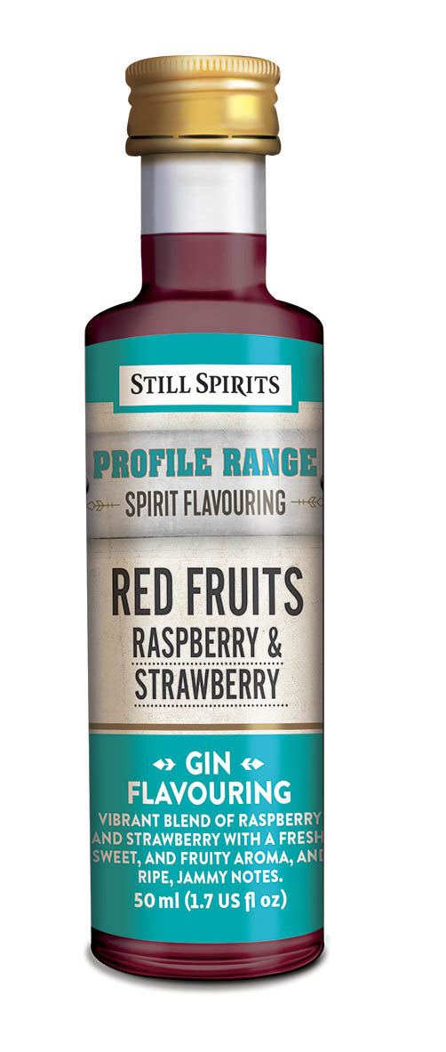 Still Spirits Gin Red fruits Raspberry and Strawberry - Profile range