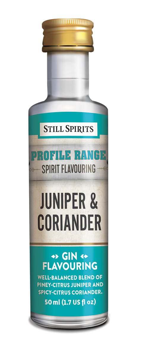 Still Spirits Gin Juniper and Coriander - Profile range — gin botanicals for home distilling