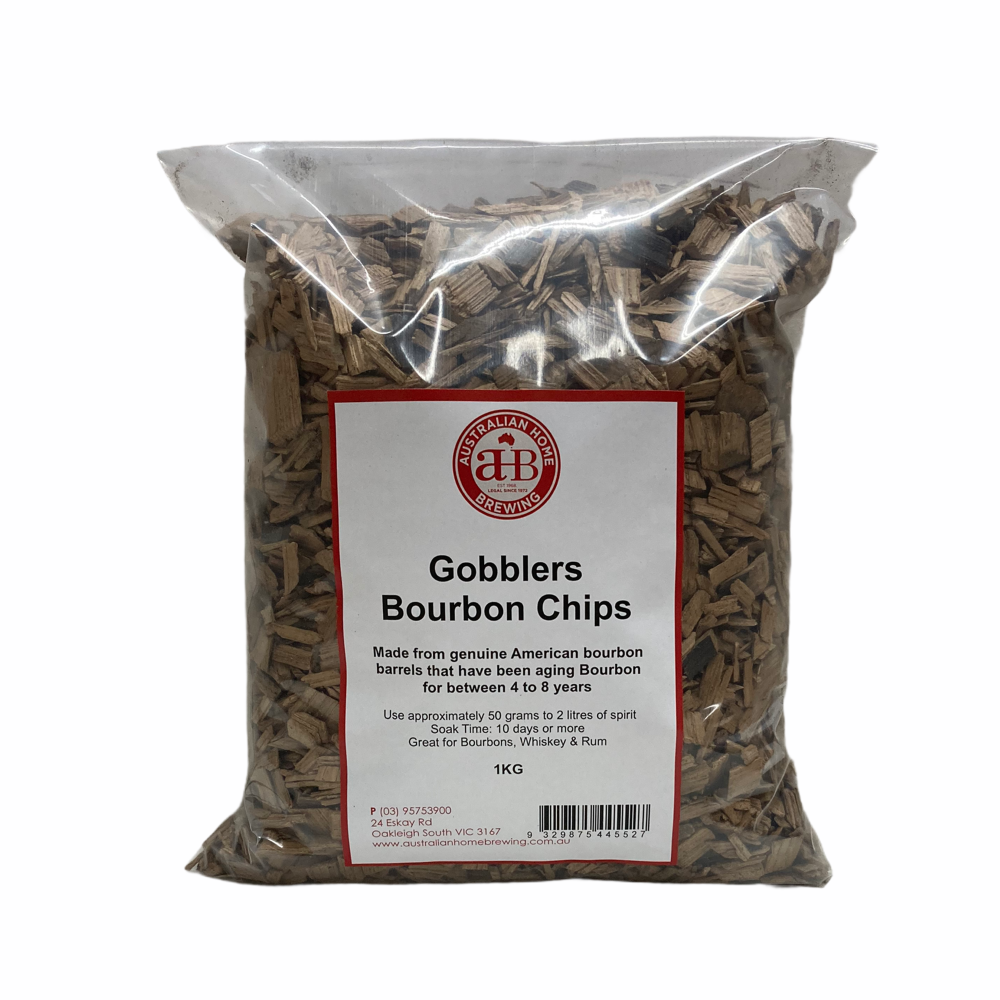 Gobblers Bourbon Chips 1KG — brewing additive for homebrewing