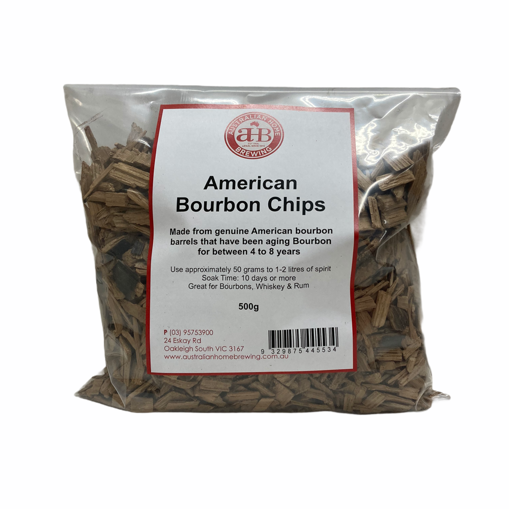 American Bourbon Chips 500g — brewing additive for homebrewing