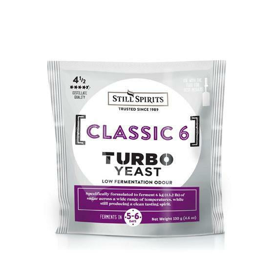 Still Spirits Classic 6 Spirit Production Pack - Turbo Yeast, Clear & EZ Filter