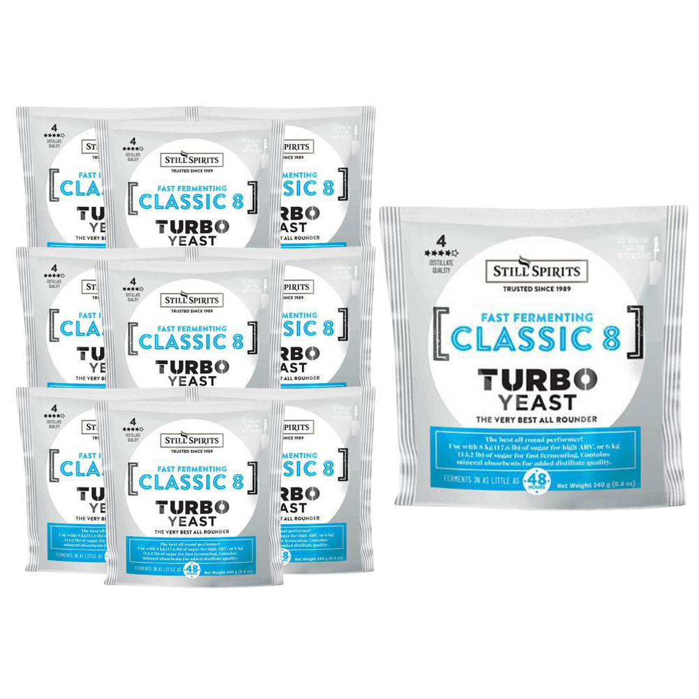 Still Spirits Turbo Classic 8 Yeast — turbo yeast for home distilling