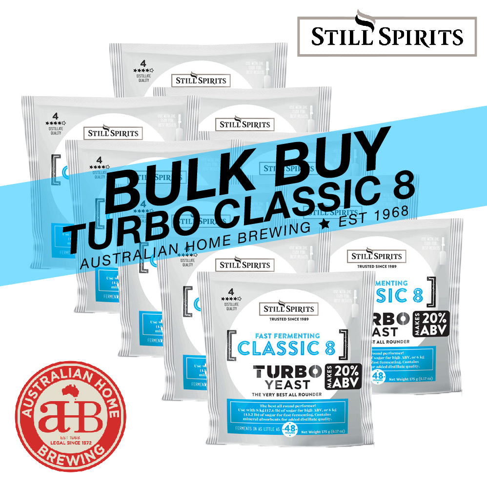 Still Spirits Classic 8 Turbo Yeast - 6 Pack | 6 x 25L Batches