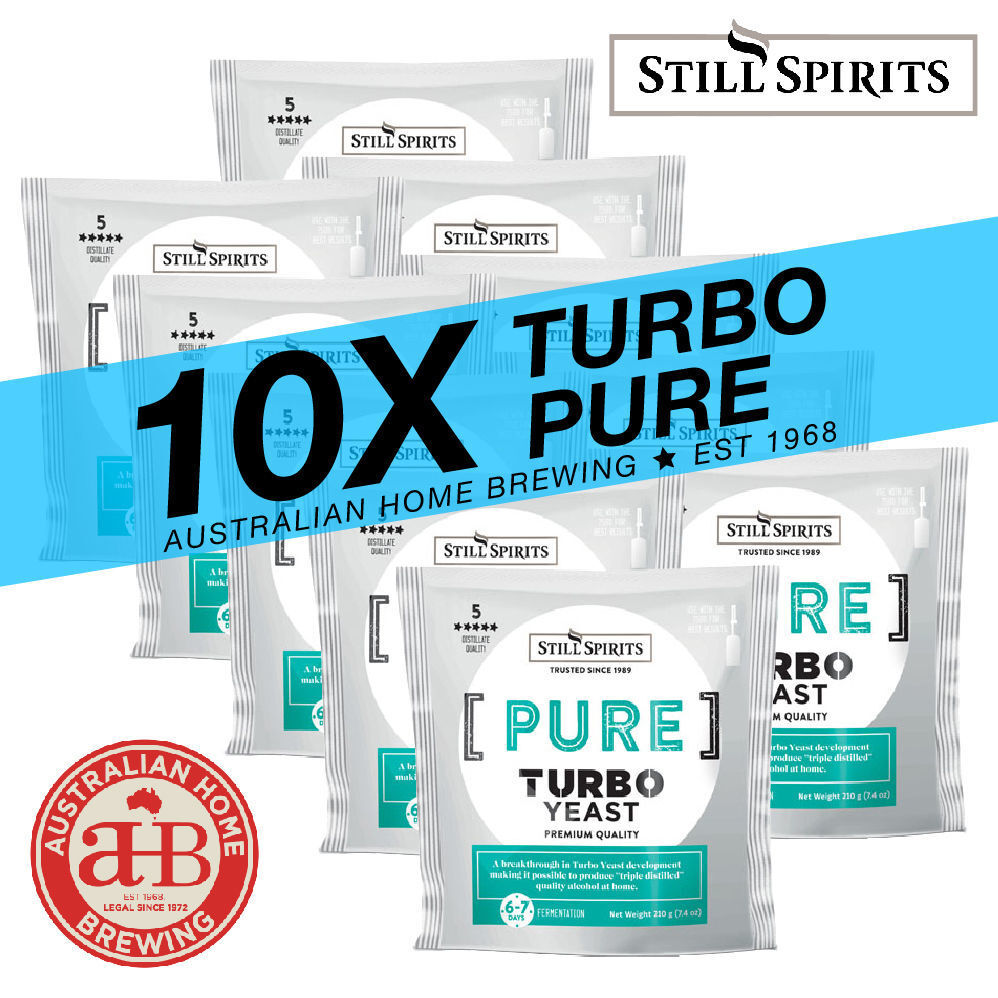Still Spirits Turbo Pure Yeast - 10 Pack