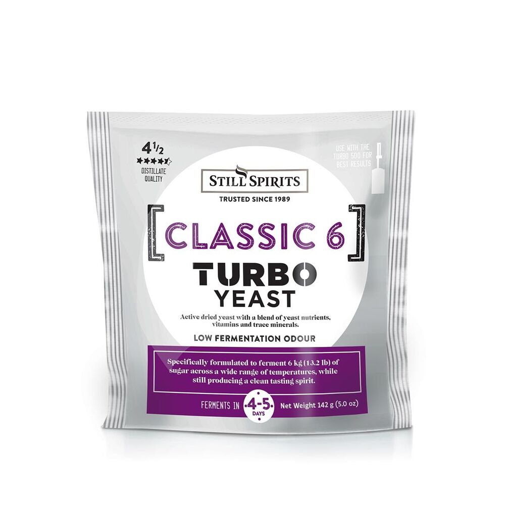 Still Spirits Classic 6  Turbo Yeast — turbo yeast for home distilling