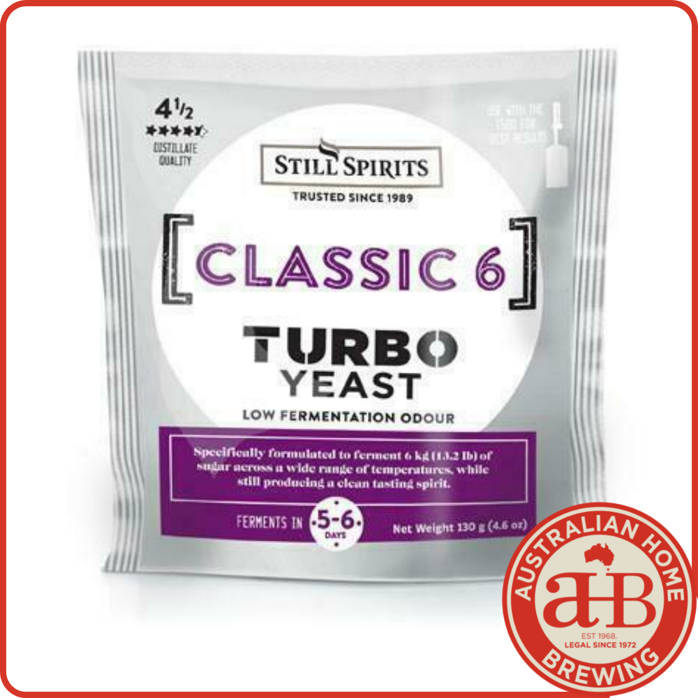 Still Spirits Classic 6 Turbo Yeast - 25L Wash Distilling Yeast