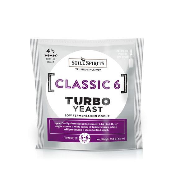 Still Spirits Classic 6 1 Pack - Turbo Yeast, Turbo Carbon & Turbo Clear | 1 x 25L