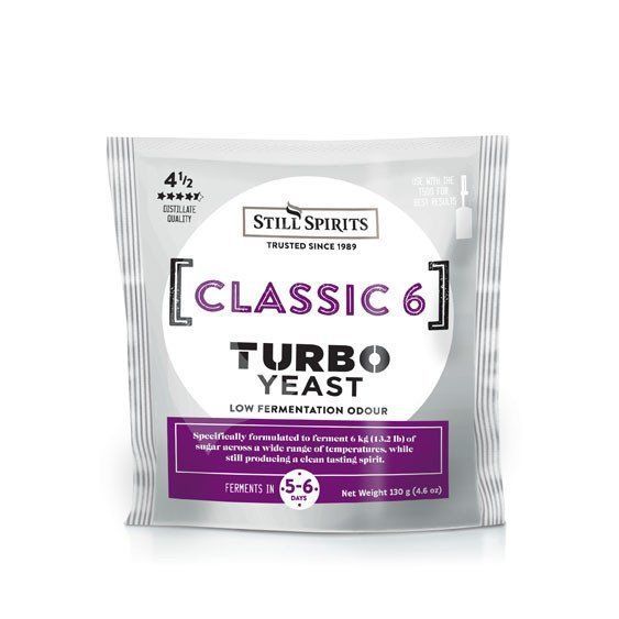Still Spirits Classic 6 5 Pack - Turbo Yeast, Turbo Carbon & Turbo Clear | 5 x 25L