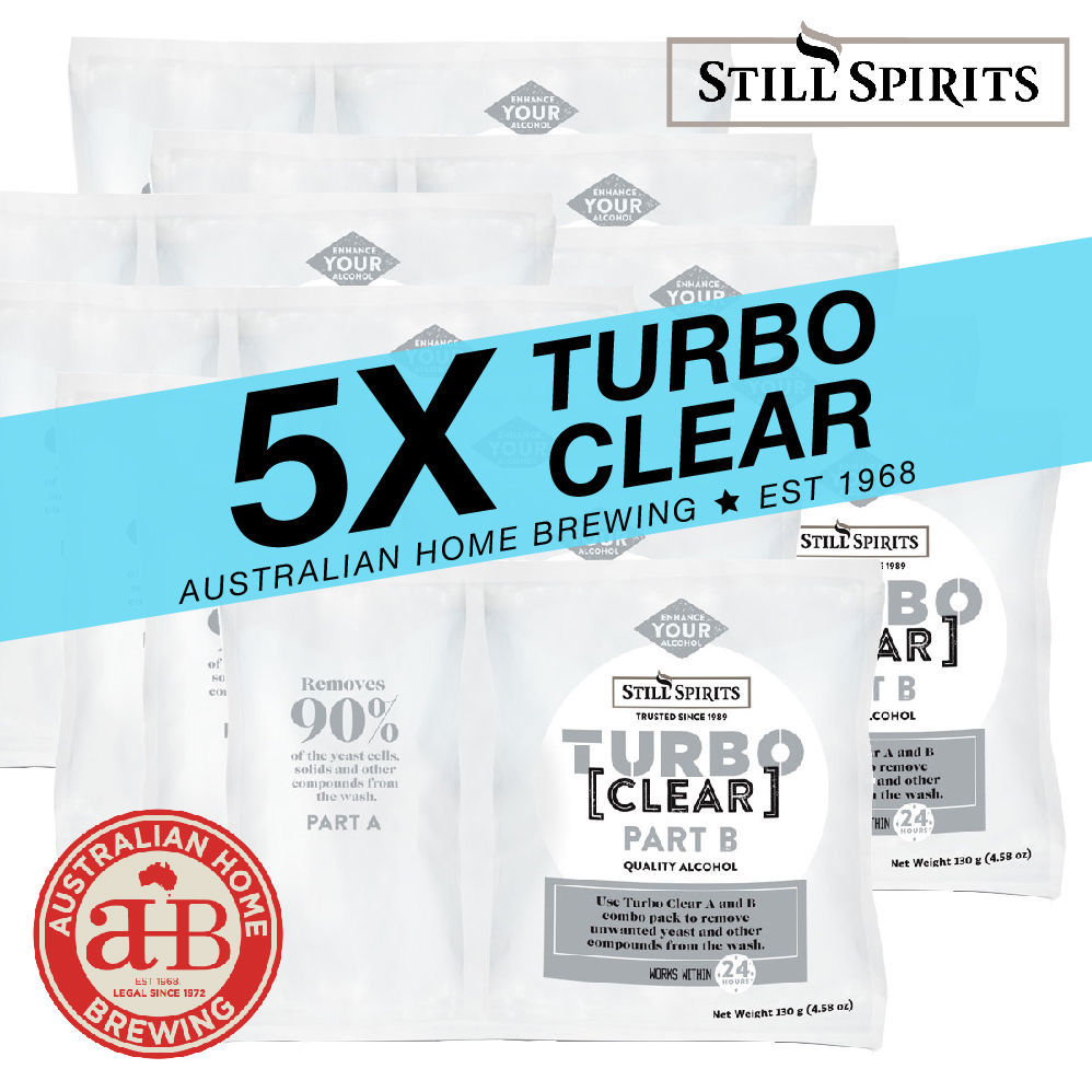 Still Spirits Classic 6 5 Pack - Turbo Yeast, Turbo Carbon & Turbo Clear | 5 x 25L