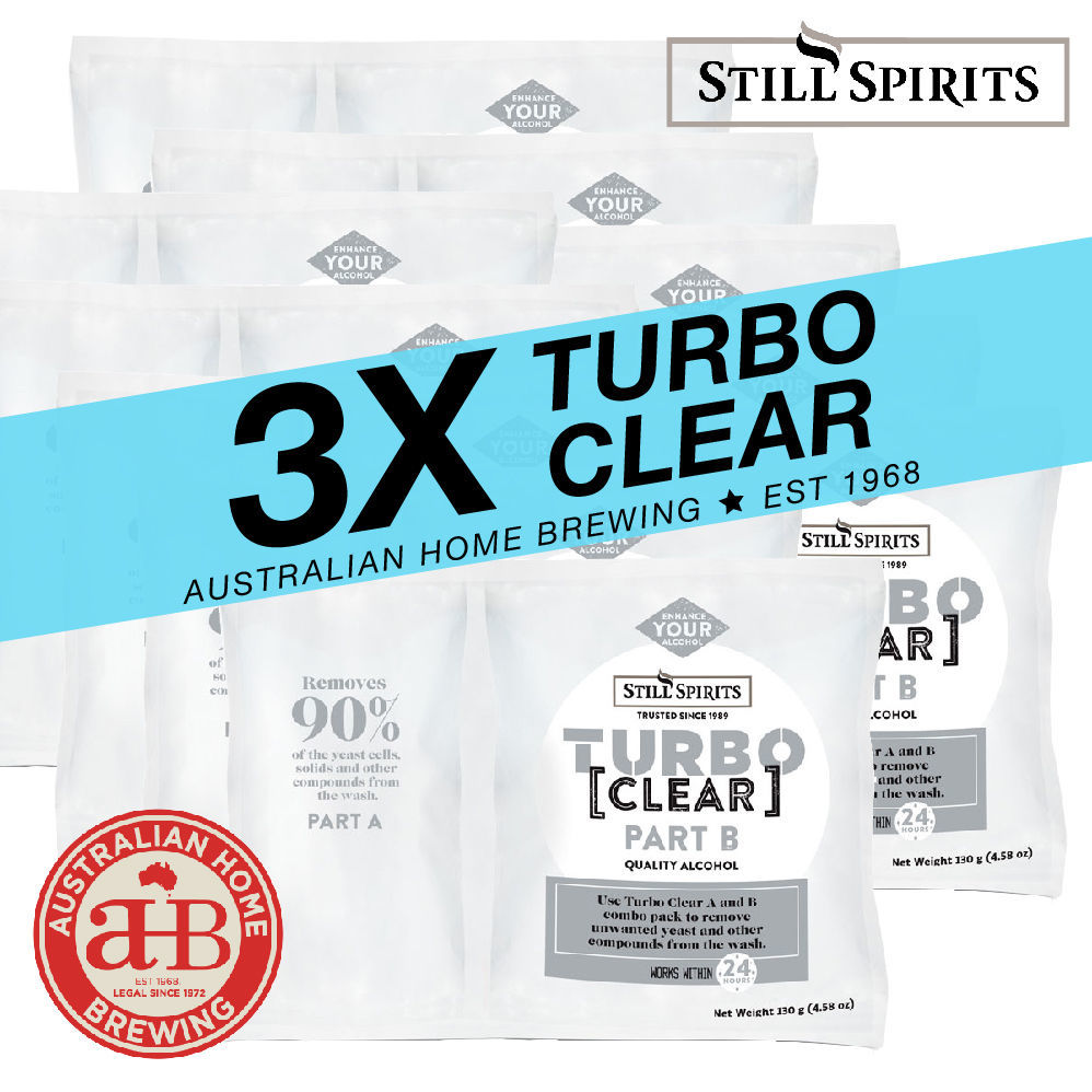 Still Spirits Classic 8 3 Pack - Turbo Yeast, Turbo Carbon & Turbo Clear | 3 x 25L