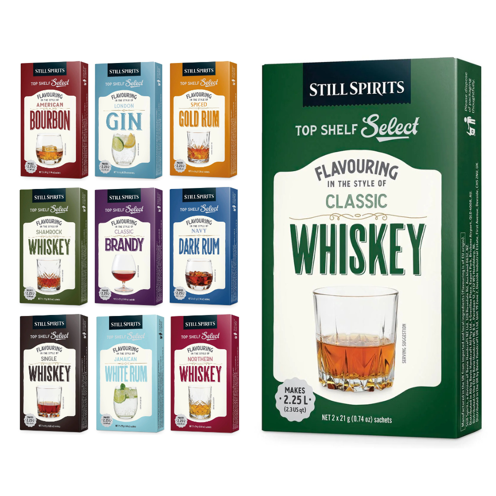 Still Spirits Classic Spirit Essences ANY MIX - Top Shelf Select — Bourbon spirit essence for home distilling