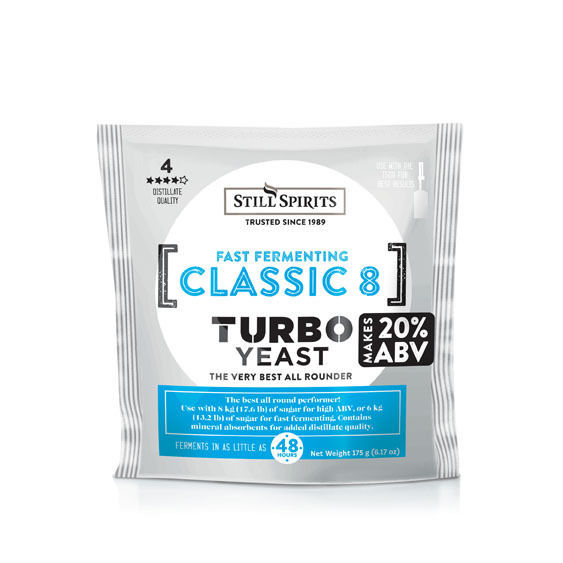 Still Spirits Classic 8 Turbo Yeast - 24 Pack | 24 x 25L Batches