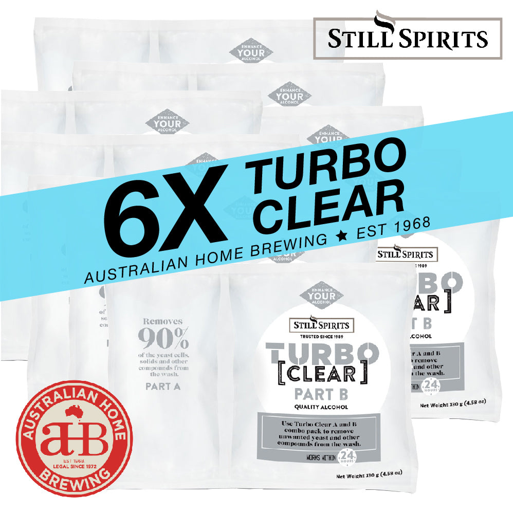 Still Spirits Classic 8 6 Pack - Turbo Yeast, Turbo Carbon & Turbo Clear | 6 x 25L