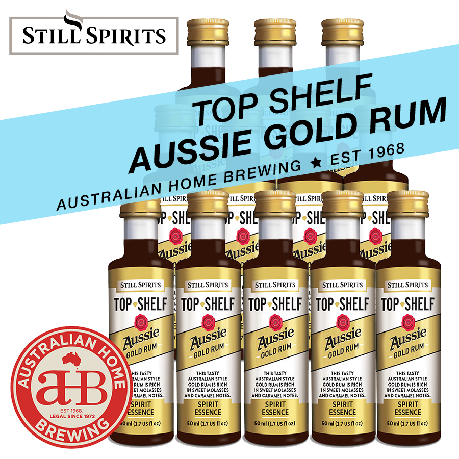 Still Spirits Top Shelf Aussie Gold Rum — Rum spirit essence for home distilling
