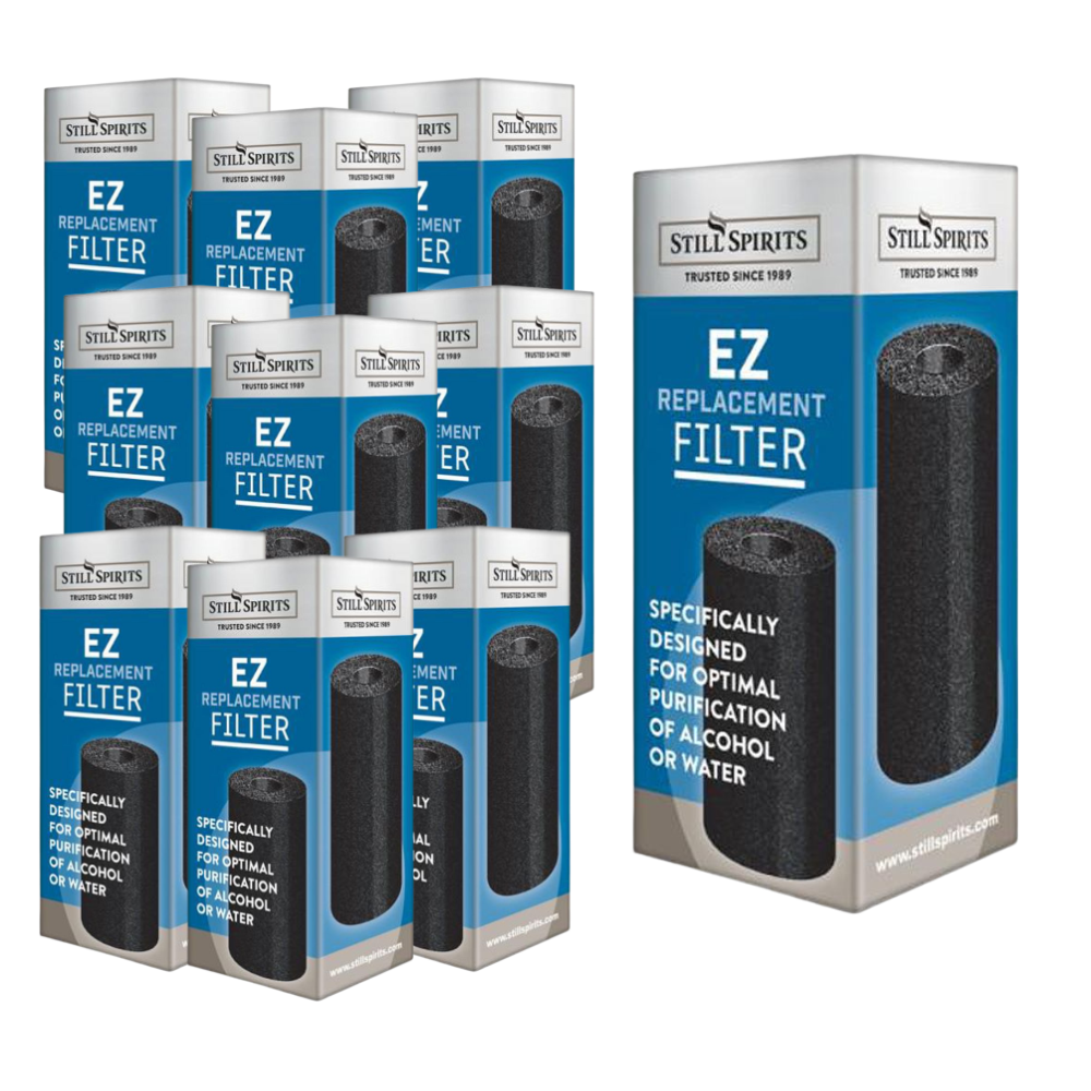 EZ Carbon Filter Cartridge 10 Pack Still Spirits — turbo yeast for home distilling