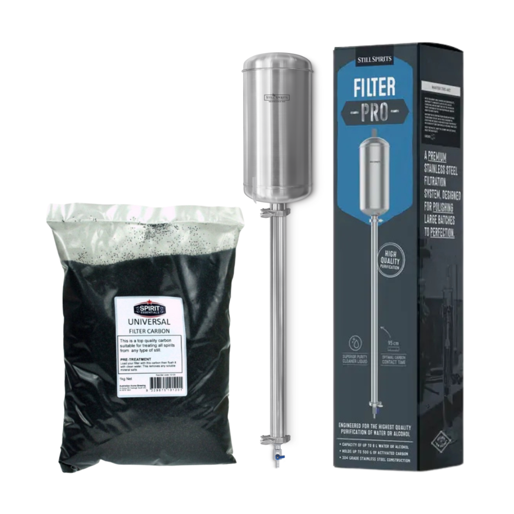 Still Spirits Filter Pro Super Kit + 2kg Activated Carbon & Filter Papers